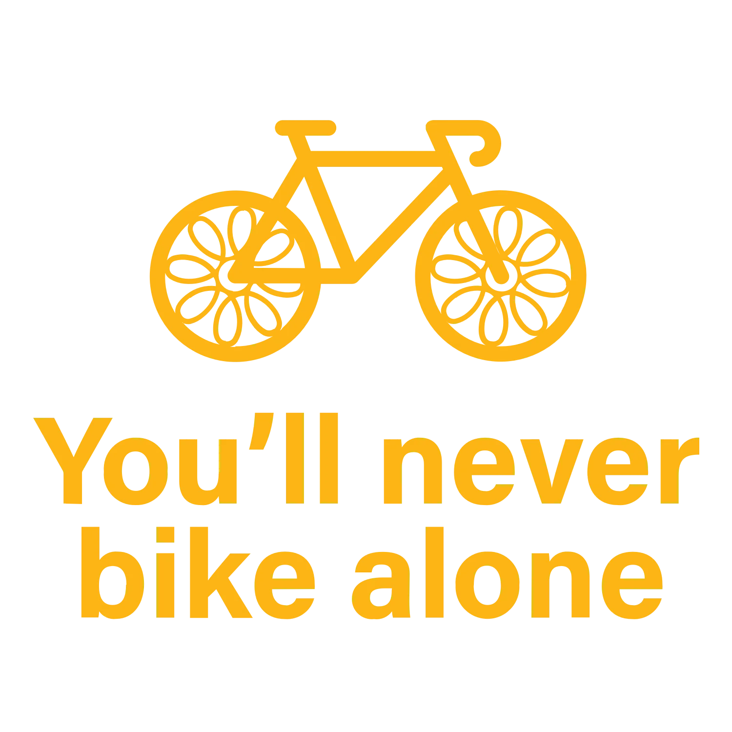 Steun You'll never bike alone