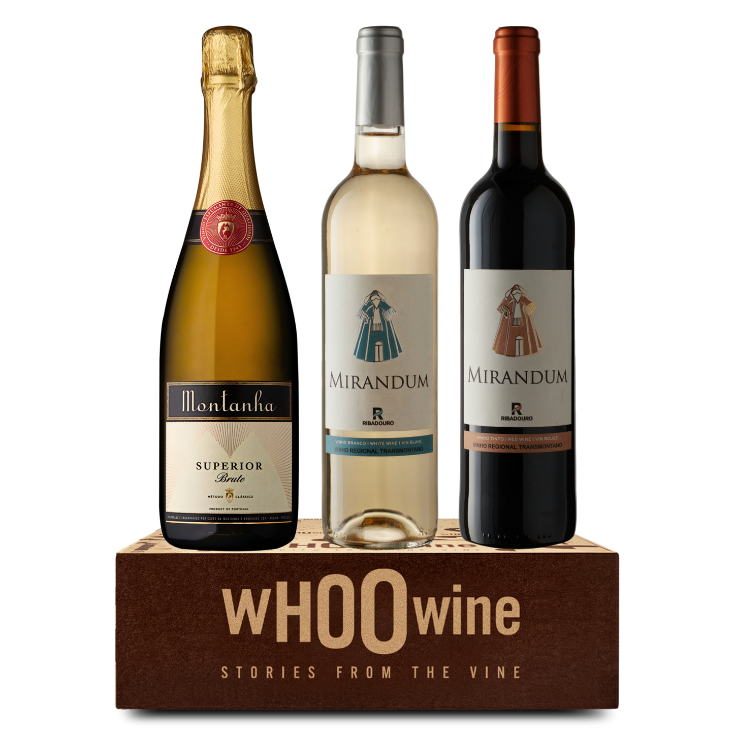 Steun Pro.1000km met €7 - Wijnpakket bubbels - wit - rood