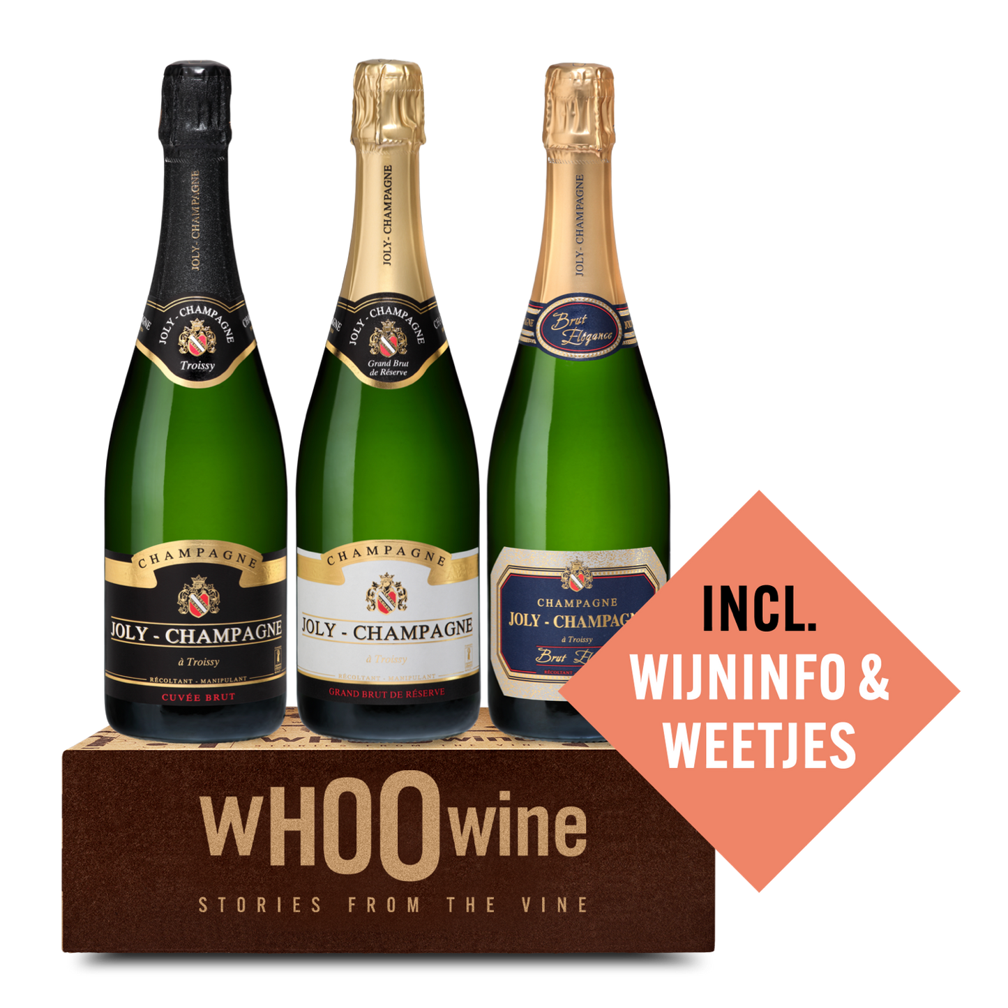 Bedank met dit wijnpakket - Feestelijke Champagne