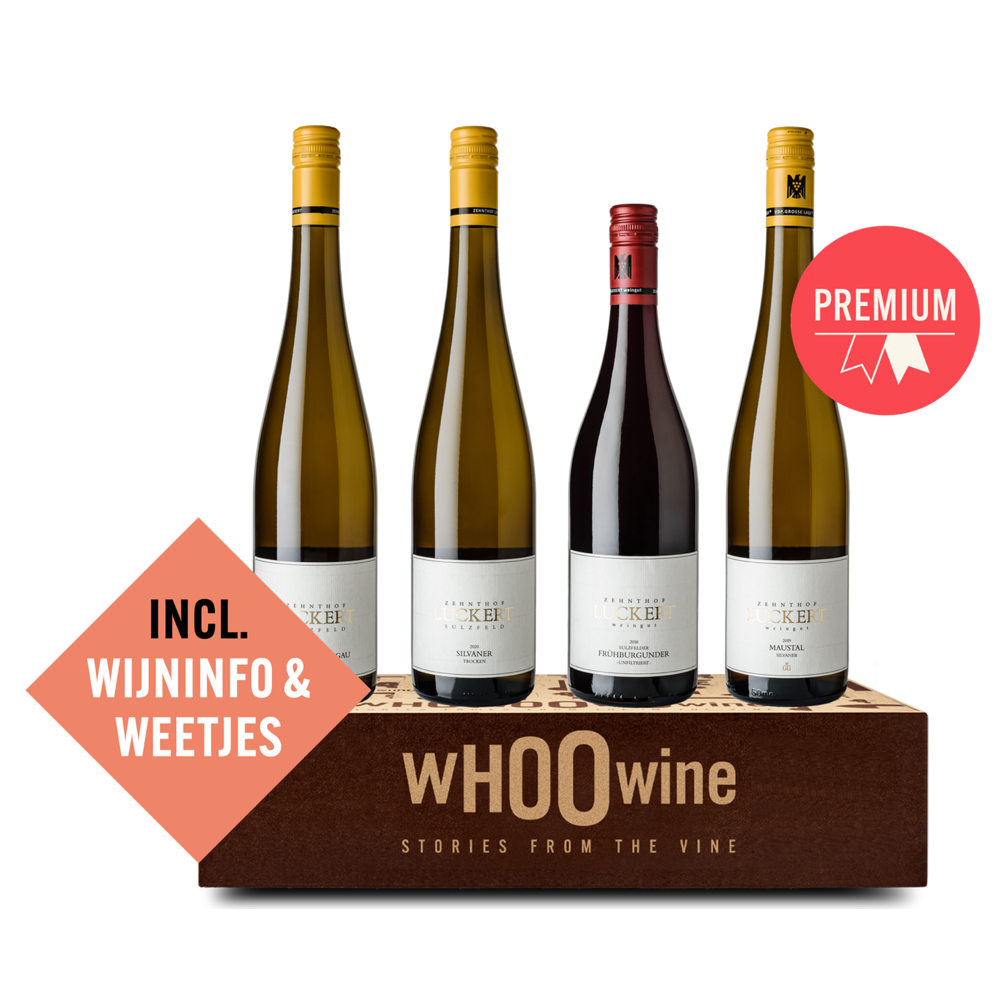 Bedank met dit wijnpakket - Verrassend en verfijnd Duits - Premium