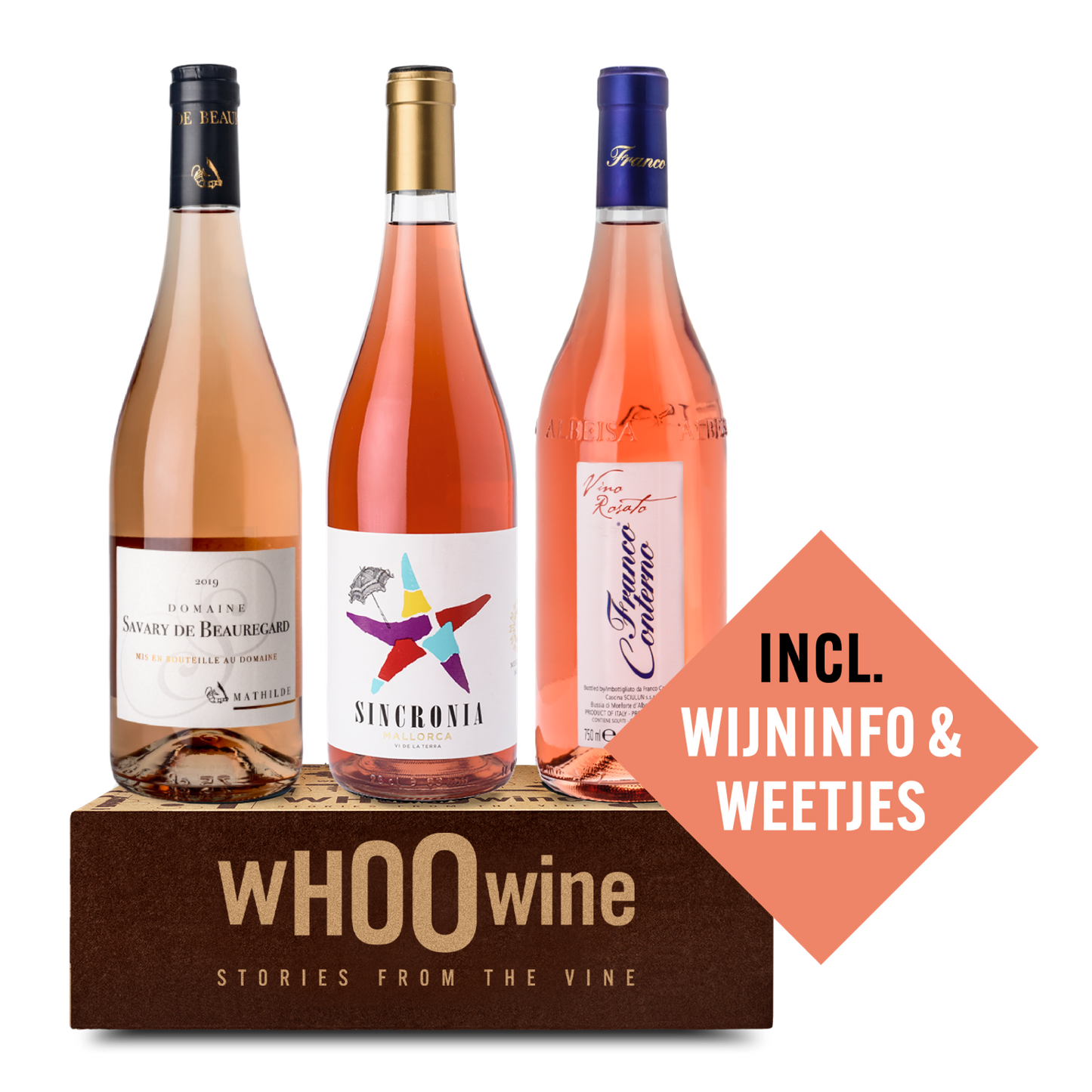 Verfijnde selectie roséwijn