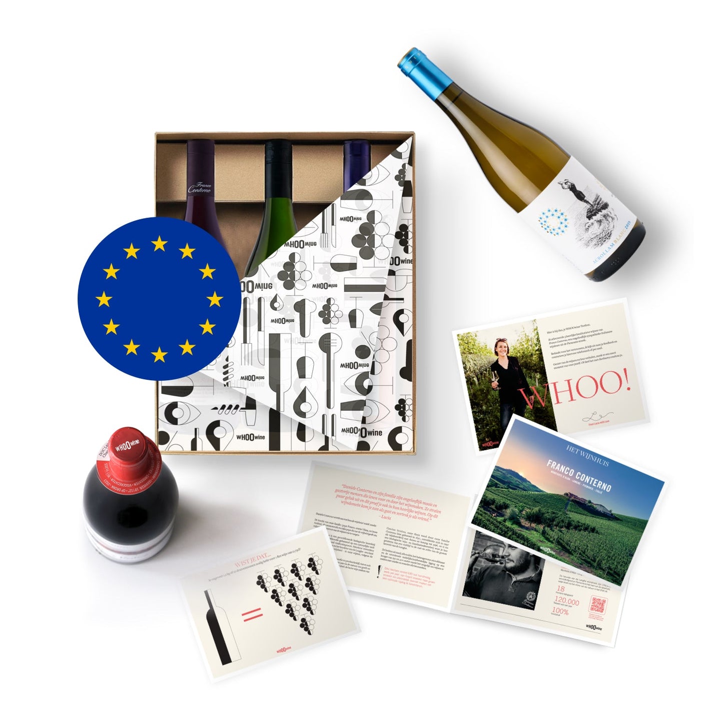 Ontdek unieke Europese wijndomeinen - Betaal per wijnpakket
