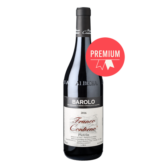 Bedankt met deze fles topwijn - Barolo Italiaanse koningswijn - Premium